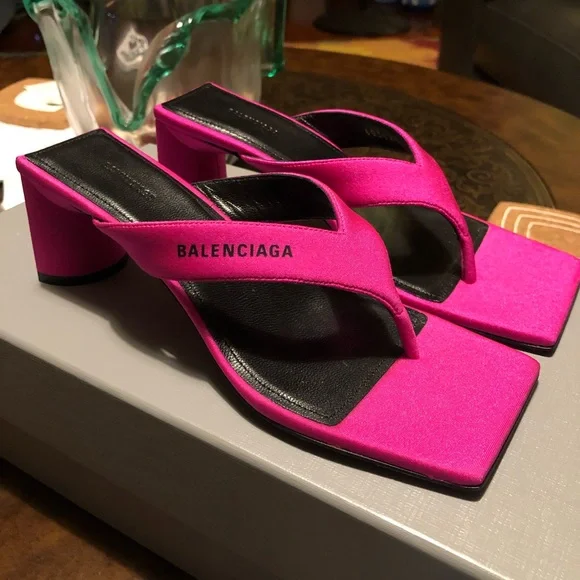 Balenciaga Shoes Nwt Never Worn Balenciaga Double Square Thong